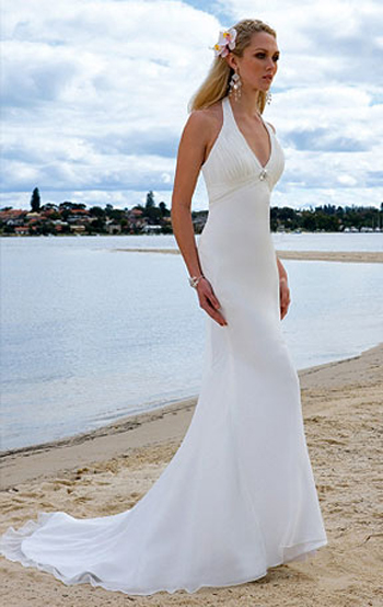 Orifashion HandmadeHandmade Beach Bridal Gown / Wedding Dress BE - Click Image to Close